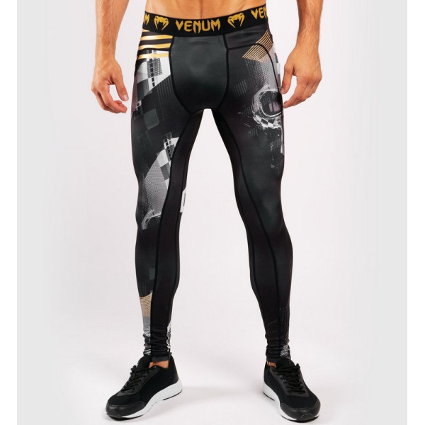 Компрессионные штаны Venum Skull Tights Black