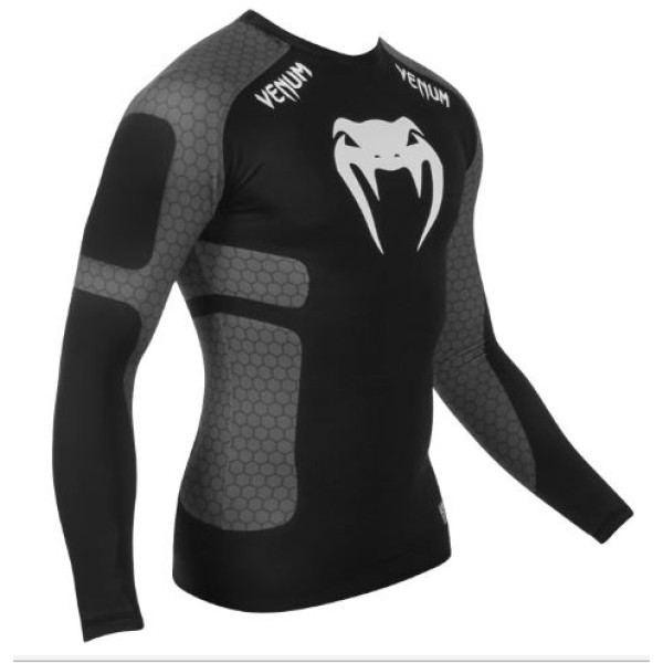 Рашгард Venum Absolute black grey 