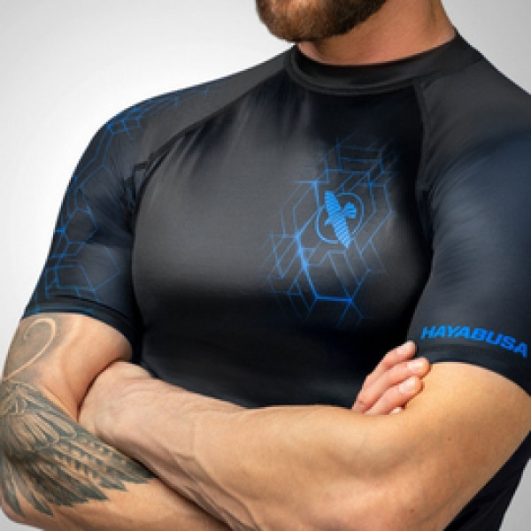 Рашгард Hayabusa Geo Short Sleeve Rashguard Blue