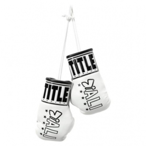 Брелок Title Ali Float Mini Boxing Gloves White