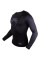 Компрессионная футболка Venum Contender 3.0 Compression T-shirt Long Sleeves Black/Grey