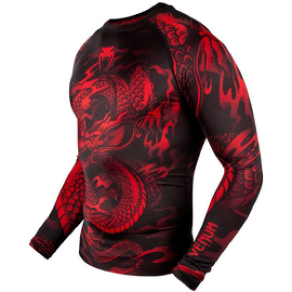 Рашгард Venum Dragons Flight Rashguard Long Sleeves Red