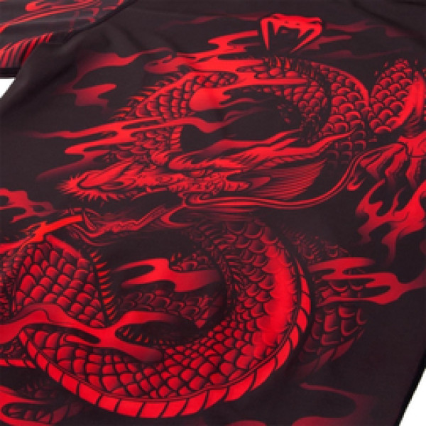Рашгард Venum Dragons Flight Rashguard Long Sleeves Red