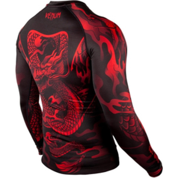 Рашгард Venum Dragons Flight Rashguard Long Sleeves Red