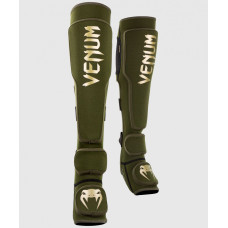 Защита ног Venum Kontact Evo Shinguards Khaki Gold