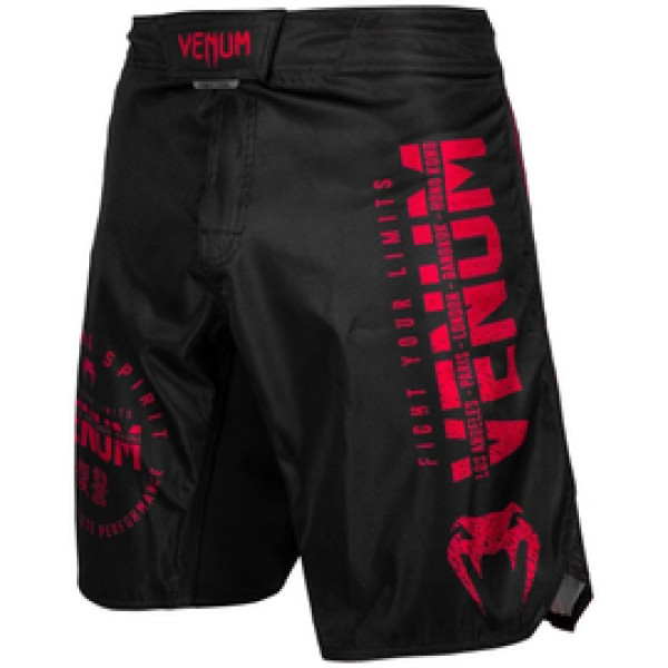 Шорты для ММА Venum Signature Fightshorts Black Red