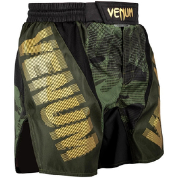 Шорты для MMA Venum Tactical Fightshorts Forest Camo Black