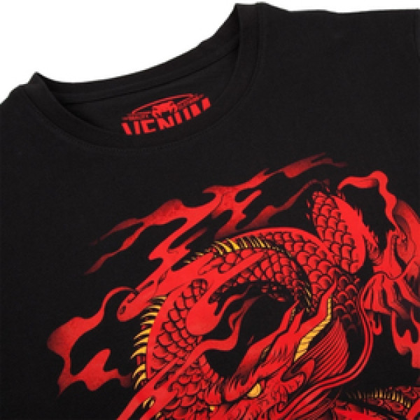 Футболка Venum Dragons Flight T-shirt Black Red