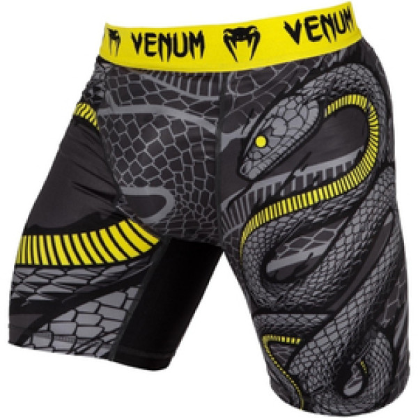 Компрессионные шорты Venum Snaker Vale Tudo Shorts Black Yellow