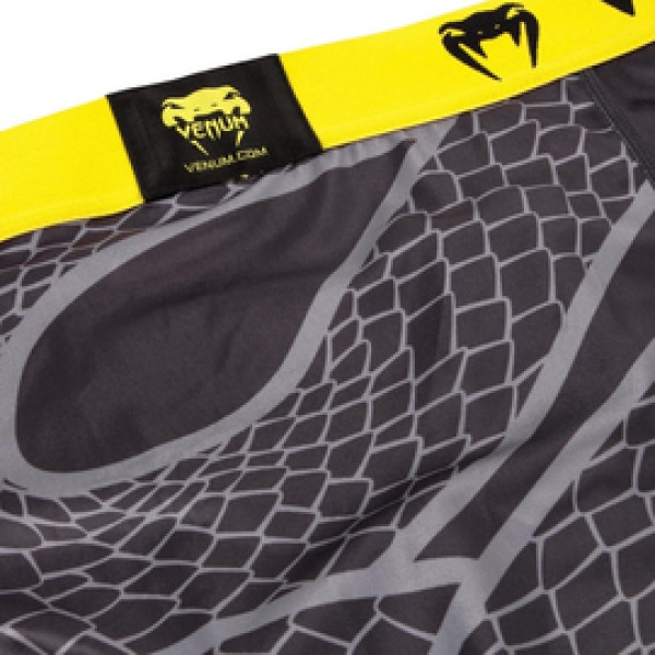 Компрессионные шорты Venum Snaker Vale Tudo Shorts Black Yellow