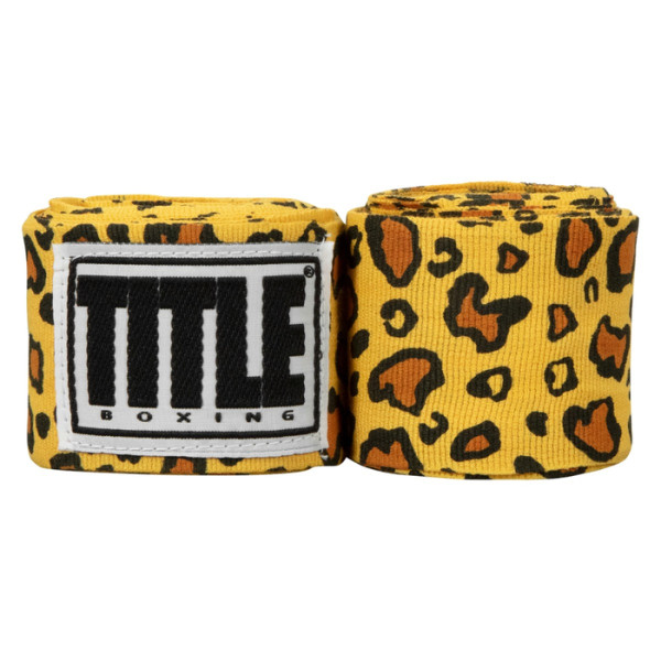 Бинты Title Boxing Print Hand Wraps 180 Leopard