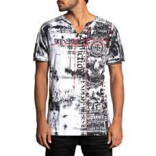 Футболка Affliction Road Crew SS Vneck White