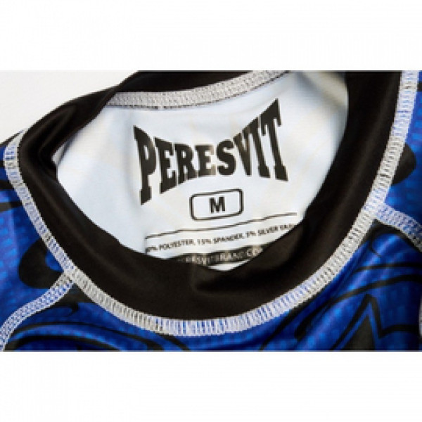 Рашгард Peresvit Immortal Silver Force Rashguard Short Sleeve Dark Marine