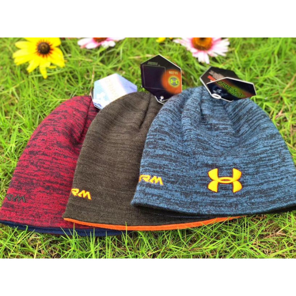Шапка Under Armour двусторонняя Blue Melange