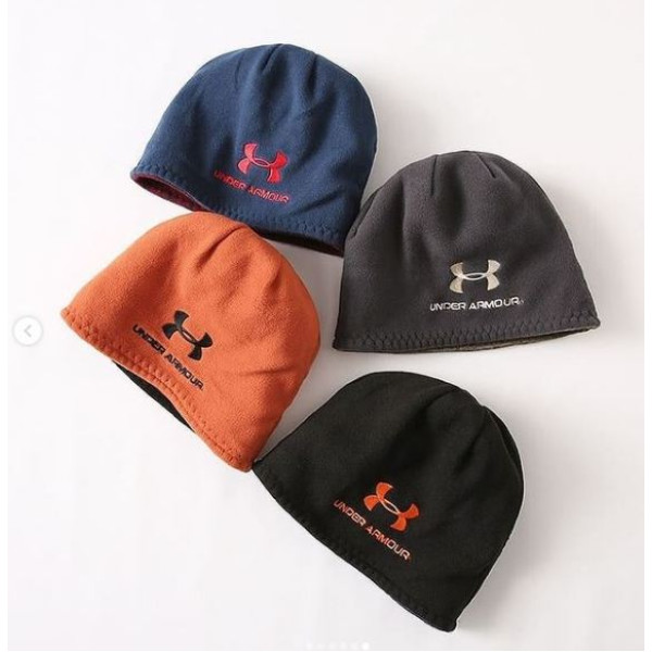 Шапка Under Armour двусторонняя Blue Melange