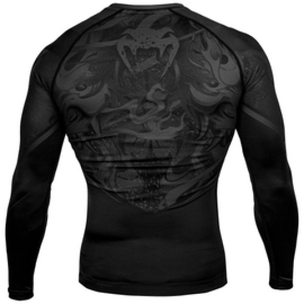 Рашгард Venum Devil Rashguard Long Sleeves Black Black