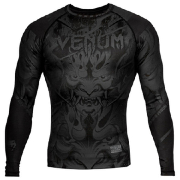 Рашгард Venum Devil Rashguard Long Sleeves Black Black