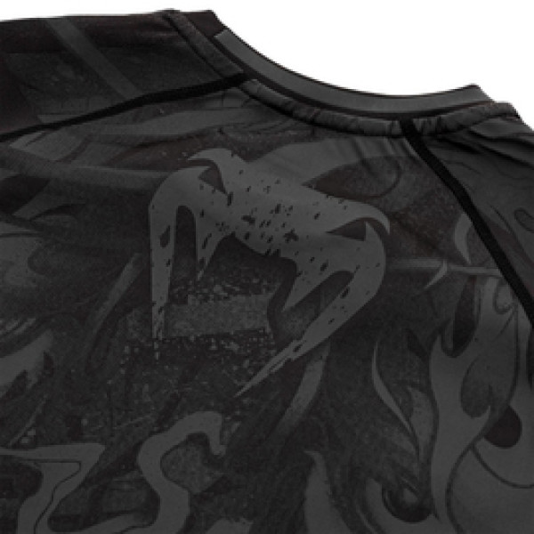 Рашгард Venum Devil Rashguard Long Sleeves Black Black