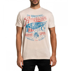 Футболка Affliction Bound SS TEE Twill Pigment Dye