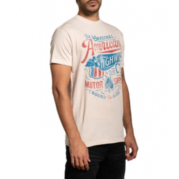 Футболка Affliction Bound SS TEE Twill Pigment Dye