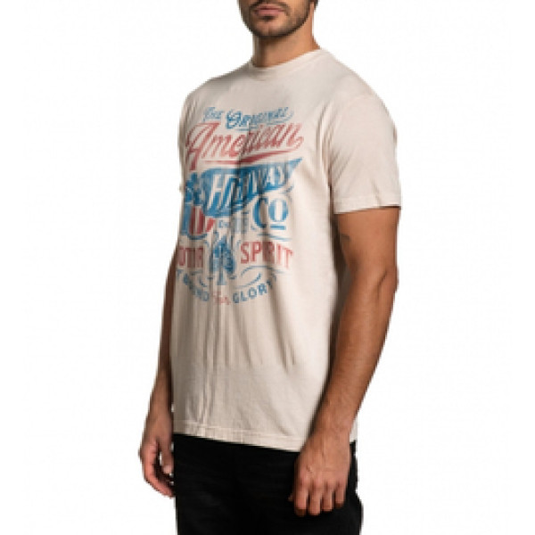 Футболка Affliction Bound SS TEE Twill Pigment Dye