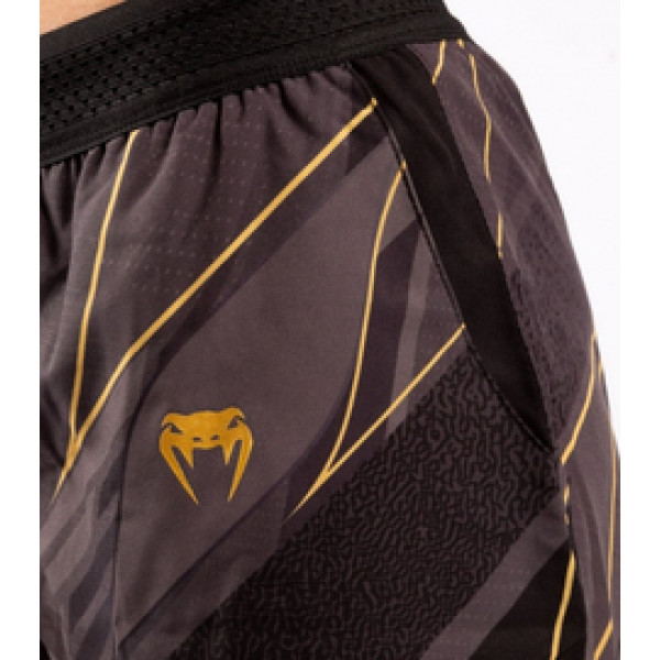 Женские шорты Venum Authentic UFC FightNight Replica Black Gold