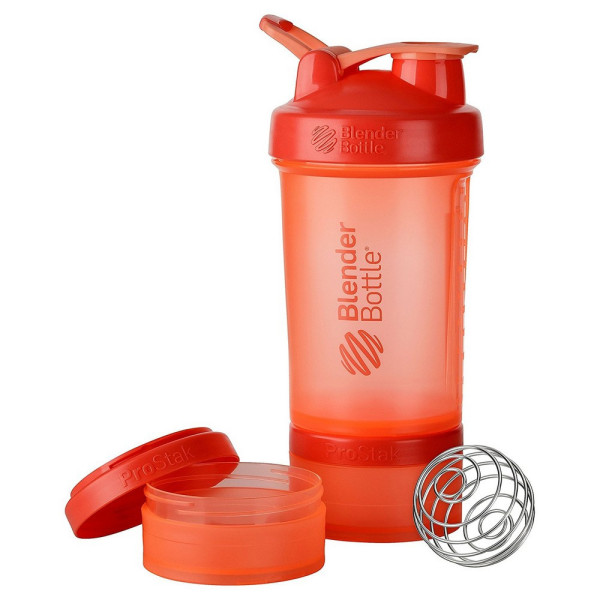 Шейкер спортивний BlenderBottle ProStak 22oz/650ml з 2-ма контейнерами Coral (Original)