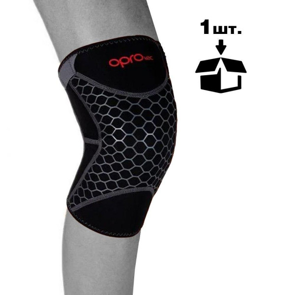 Наколінник спортивний OPROtec Knee Support with Closed Patella TEC5730-LG L Чорний
