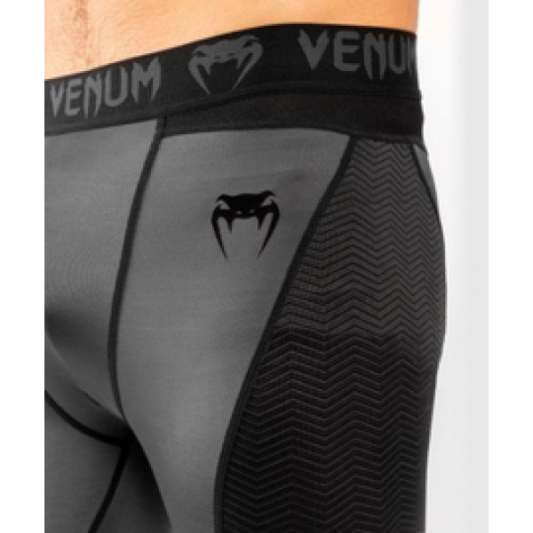 Компрессионные штаны Venum G-Fit Spats Grey Black