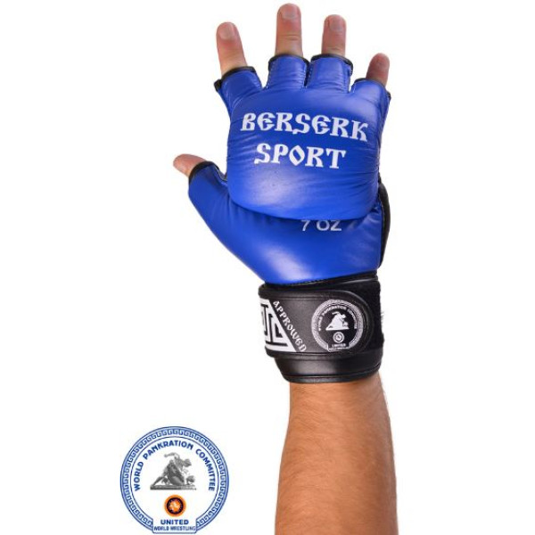 Перчатки BERSERK FULL for Pankration approved WPC 7 oz blue