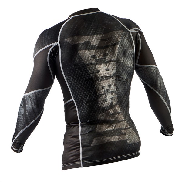 Рашгард Peresvit Immortal Silver Force Rashguard Long Sleeve Black Rain