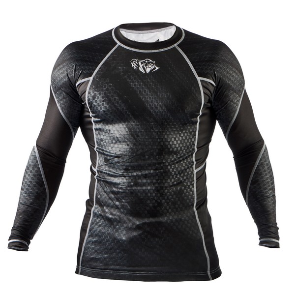 Рашгард Peresvit Immortal Silver Force Rashguard Long Sleeve Black Rain