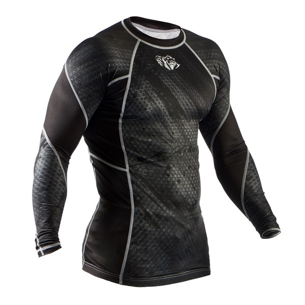 Рашгард Peresvit Immortal Silver Force Rashguard Long Sleeve Black Rain
