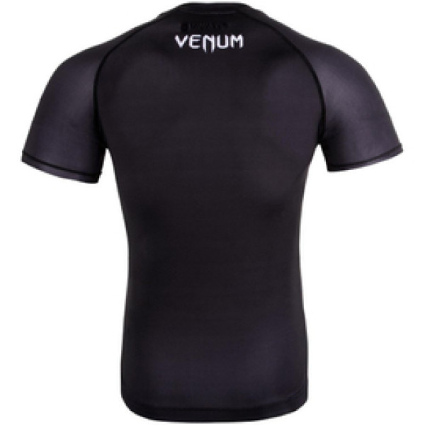 Компрессионная футболка Venum Contender 3.0 Compression T-shirt Short Sleeves Black/White
