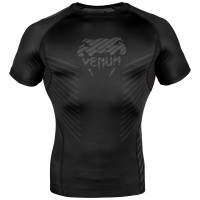 Рашгард Venum Plasma Rashguard Short Sleeves Black Black