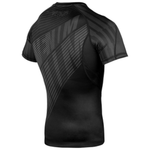 Рашгард Venum Plasma Rashguard Short Sleeves Black Black