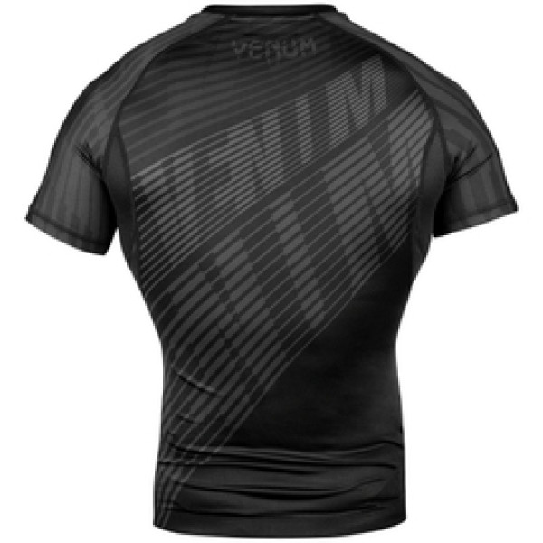 Рашгард Venum Plasma Rashguard Short Sleeves Black Black