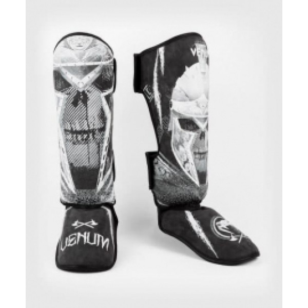 Защита ног Venum Gladiator 4.0 Shinguards Black White