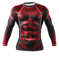 Рашгард Peresvit Beast Silver Force Rashguard Long Sleeve Red