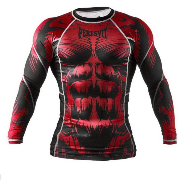 Рашгард Peresvit Beast Silver Force Rashguard Long Sleeve Red