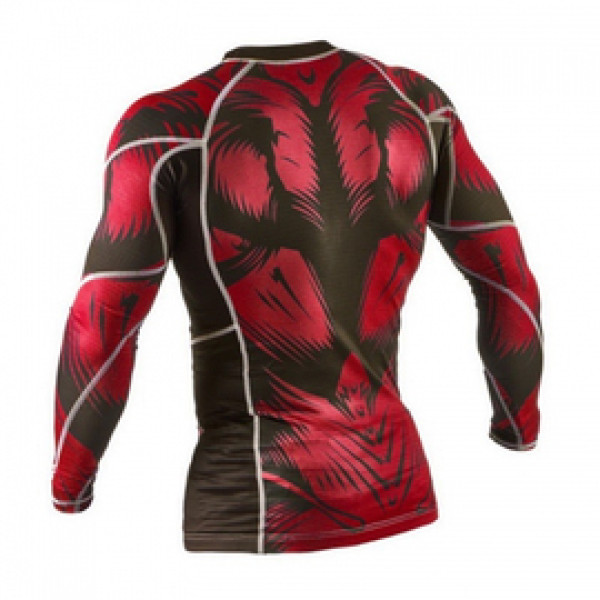 Рашгард Peresvit Beast Silver Force Rashguard Long Sleeve Red
