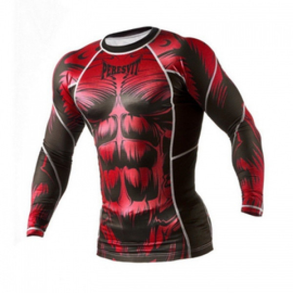 Рашгард Peresvit Beast Silver Force Rashguard Long Sleeve Red
