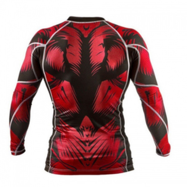 Рашгард Peresvit Beast Silver Force Rashguard Long Sleeve Red