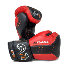 Rival Боксерские перчатки Rival RB10 Intelli-Shock Bag Gloves Black Red
