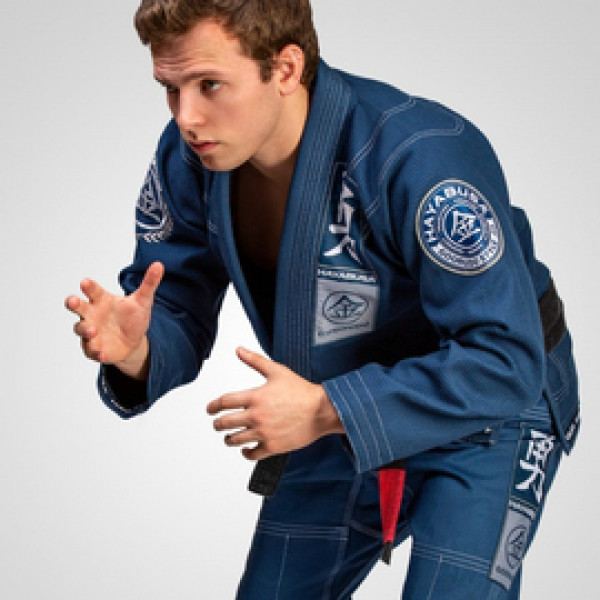 Кимоно Hayabusa Goorudo 3 Gold Weave Jiu Jitsu Gi Blue
