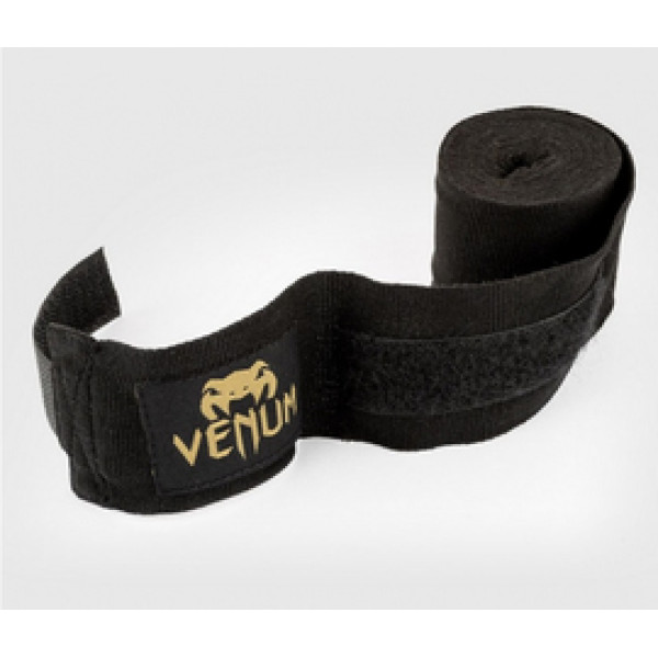 Боксерские бинты Venum Kontact Boxing Handwraps - 4m Black Gold