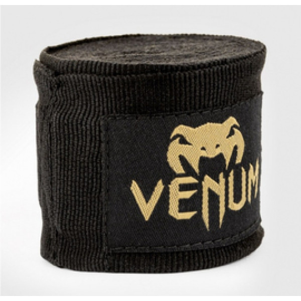 Боксерские бинты Venum Kontact Boxing Handwraps - 4m Black Gold