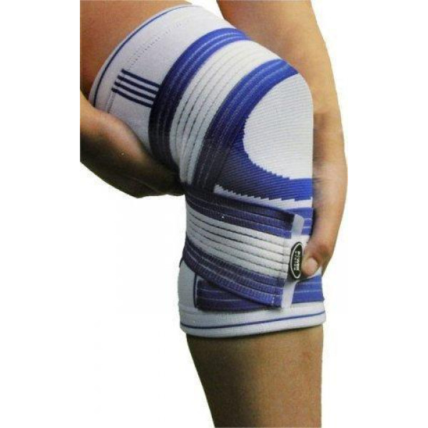 Наколінник Power System PS-6008 Knee Support Pro Blue/White (1шт.) S/M