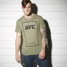 Футболка Reebok UFC Fan Triblend Tee Canopy Green