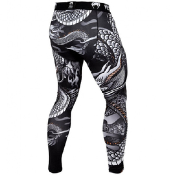 Компрессионные штаны Venum Dragons Flight Spats Black